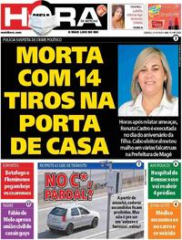 Capa do jornal Meia Hora 31/10/2020