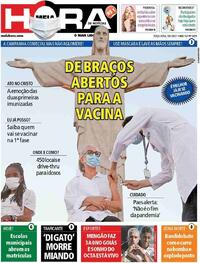 Capa do jornal Meia Hora 19/01/2021