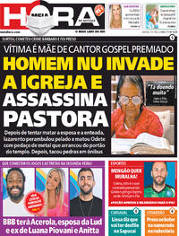 Capa do jornal Meia Hora 15/01/2022