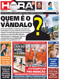 Capa do jornal Meia Hora 19/01/2022