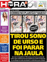 Capa do jornal Meia Hora 02/12/2023