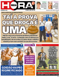Capa do jornal Meia Hora 03/03/2023