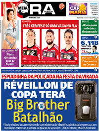 Capa do jornal Meia Hora 05/12/2023