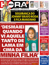 Capa do jornal Meia Hora 09/02/2023