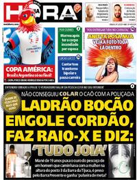 Capa do jornal Meia Hora 09/12/2023