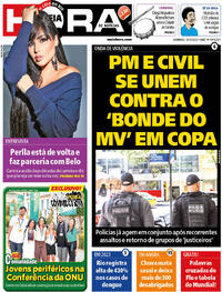 Capa do jornal Meia Hora 10/12/2023