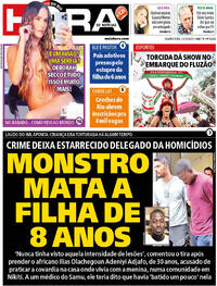 Capa do jornal Meia Hora 13/12/2023