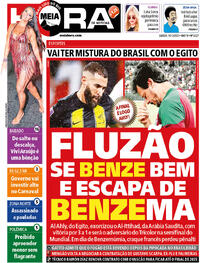 Capa do jornal Meia Hora 16/12/2023