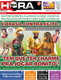 Capa do jornal Meia Hora 18/12/2023