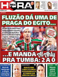 Capa do jornal Meia Hora 19/12/2023