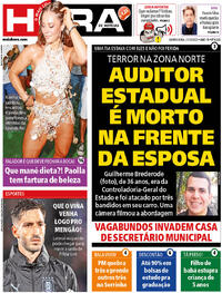 Capa do jornal Meia Hora 21/12/2023