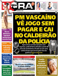 Capa do jornal Meia Hora 05/03/2024