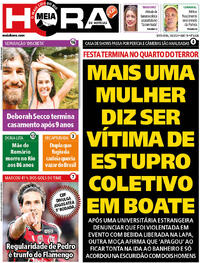 Capa do jornal Meia Hora 05/04/2024