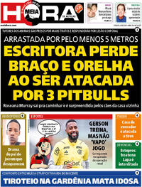 Capa do jornal Meia Hora 06/04/2024