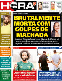 Capa do jornal Meia Hora 09/04/2024
