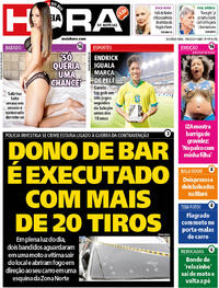 Capa do jornal Meia Hora 10/06/2024