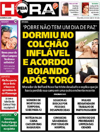 Capa do jornal Meia Hora 16/01/2024