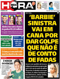 Capa do jornal Meia Hora 16/04/2024