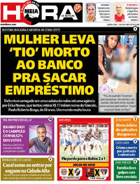 Capa do jornal Meia Hora 17/04/2024