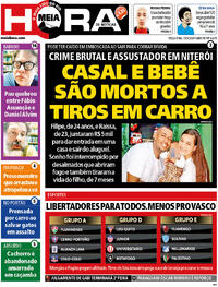 Capa do jornal Meia Hora 19/03/2024
