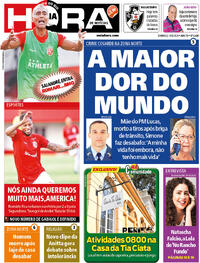 Capa do jornal Meia Hora 19/05/2024