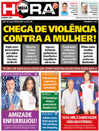 Capa do jornal Meia Hora 20/03/2024