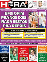 Capa do jornal Meia Hora 20/04/2024