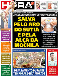 Capa do jornal Meia Hora 23/03/2024