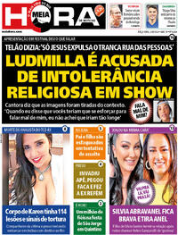 Capa do jornal Meia Hora 23/04/2024