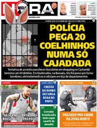 Capa do jornal Meia Hora 29/03/2024