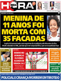 Capa do jornal Meia Hora 30/05/2024