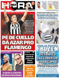 Capa do jornal Meia Hora 01/08/2025