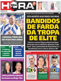 Capa do jornal Meia Hora 01/10/2025