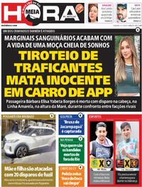 Capa do jornal Meia Hora 01/11/2025