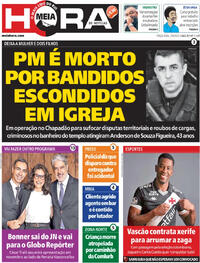 Capa do jornal Meia Hora 02/09/2025