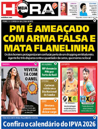 Capa do jornal Meia Hora 02/12/2025