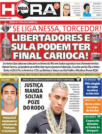 Capa do jornal Meia Hora 03/06/2025