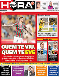Capa do jornal Meia Hora 03/08/2025
