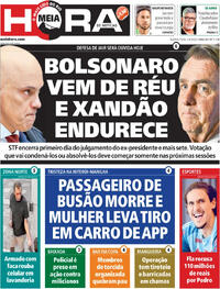Capa do jornal Meia Hora 03/09/2025