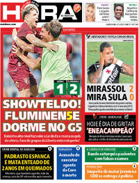 Capa do jornal Meia Hora 03/12/2025