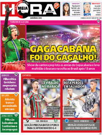 Capa do jornal Meia Hora 04/05/2025