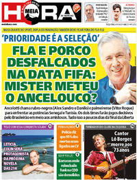 Capa do jornal Meia Hora 04/11/2025