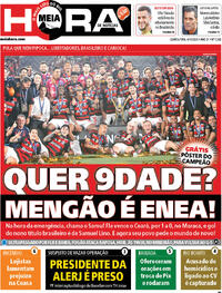 Capa do jornal Meia Hora 04/12/2025
