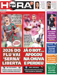Capa do jornal Meia Hora 05/10/2025