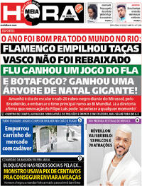 Capa do jornal Meia Hora 05/12/2025