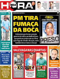 Capa do jornal Meia Hora 06/08/2025