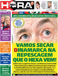 Capa do jornal Meia Hora 06/12/2025