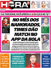 Capa do jornal Meia Hora 07/06/2025