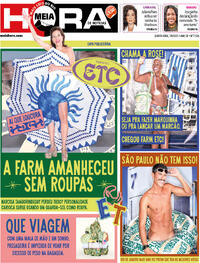 Capa do jornal Meia Hora 07/08/2025