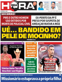 Capa do jornal Meia Hora 07/10/2025